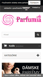 Mobile Screenshot of parfumia.sk